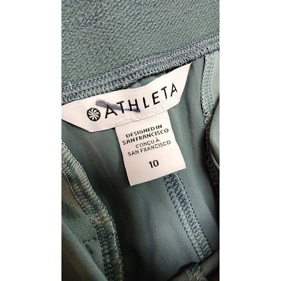 Athleta Cosmic Wrap Pant Minimalistic Gray Crop Wide Leg 10 - Picture 5 of 6